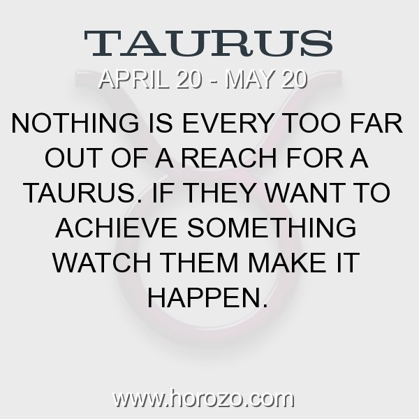 taurus zodiac sign facts